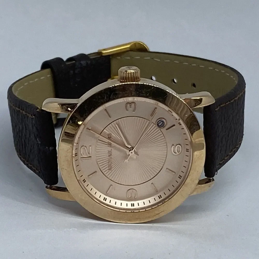 Michael Kors MK3486 Women's Brown Leather Analog Dial Quartz Wrist Watch KS555